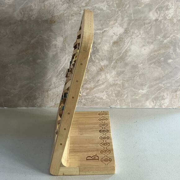 Wooden Alphabet Abacus ABCs Numbers Learning Activity Center Educational Toy - Picture 2 of 9